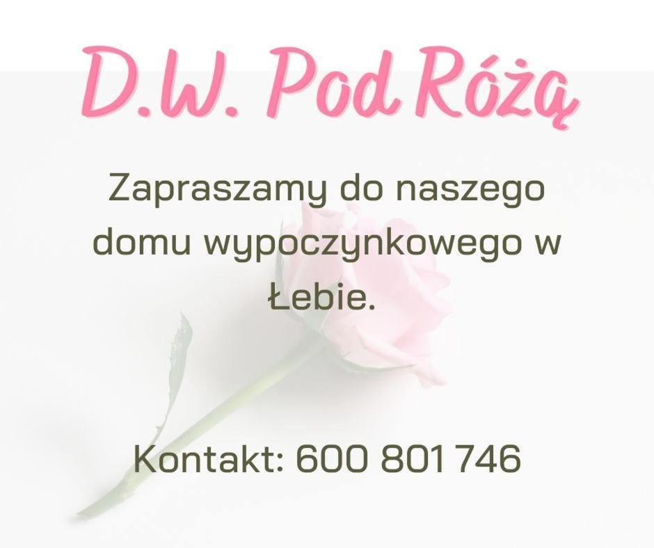 Pod Roza Bed & Breakfast Leba Bagian luar foto